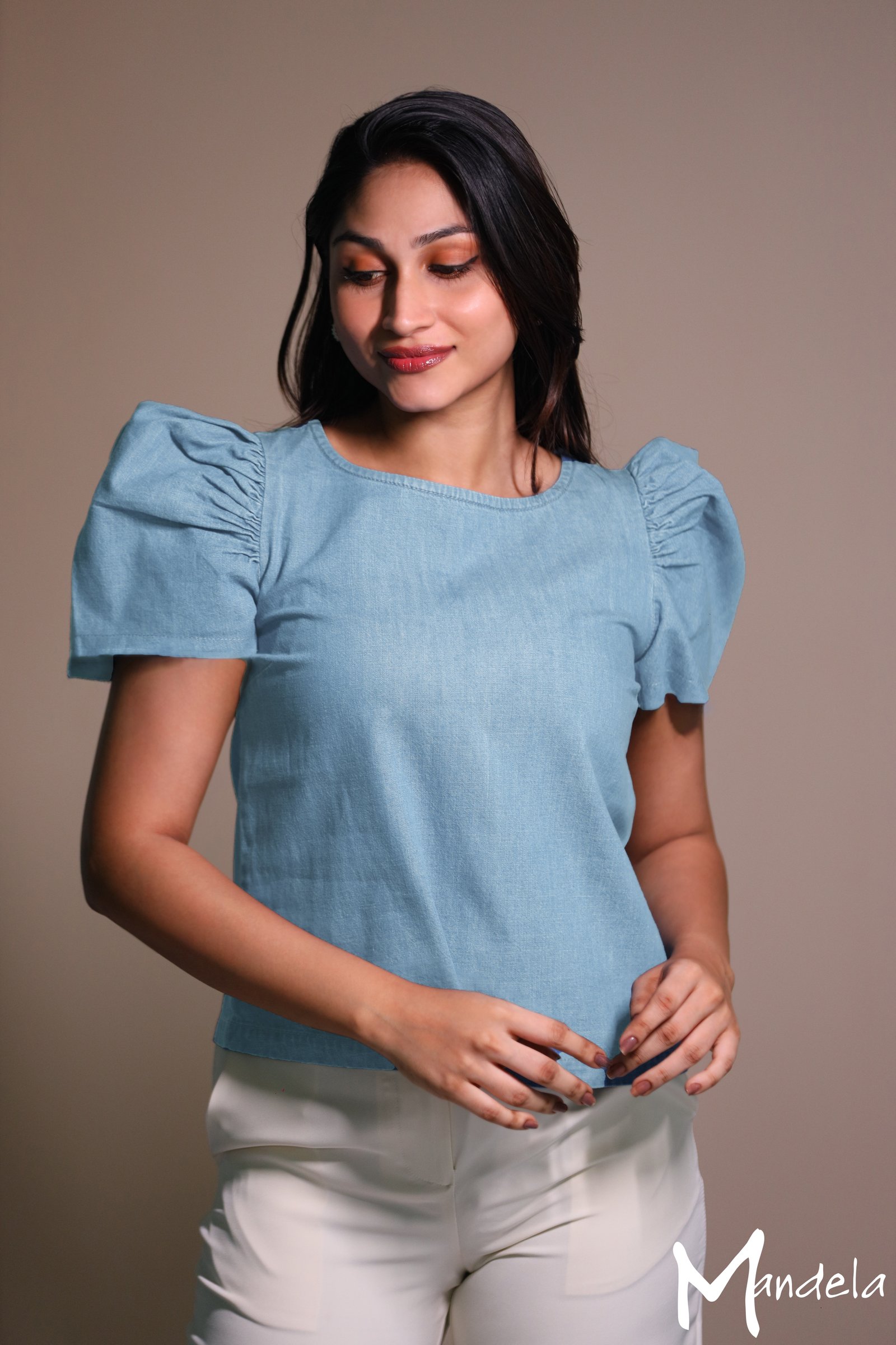 Casual Short Sleeve Blouse